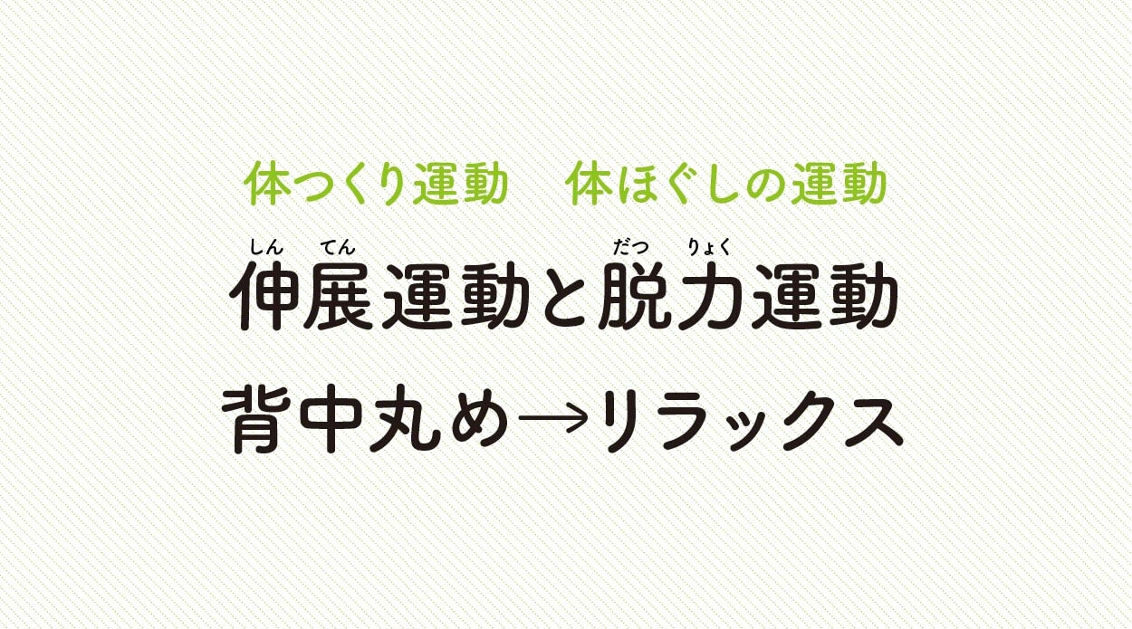 体ほぐしの運動