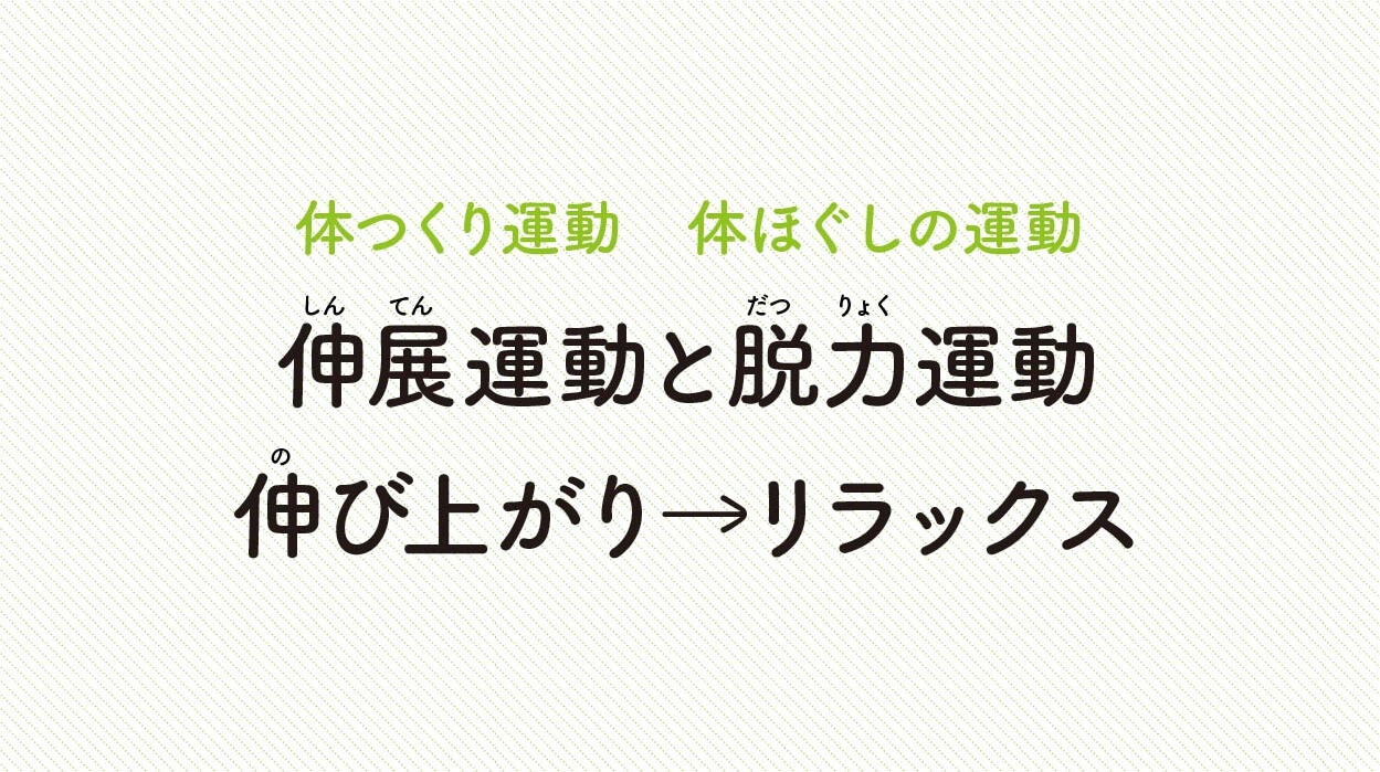 体ほぐしの運動