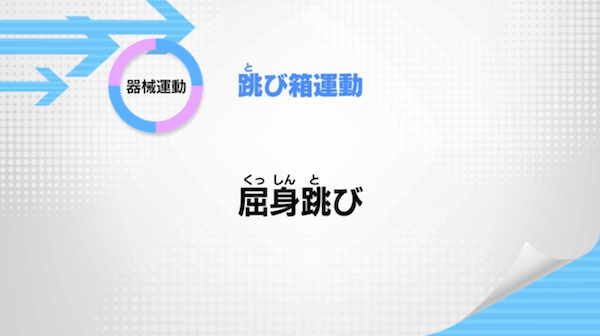 跳び箱運動
