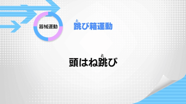 跳び箱運動