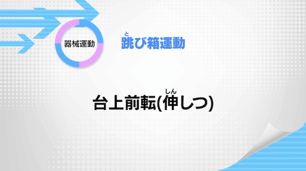 跳び箱運動