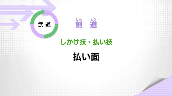 しかけ技・払い技